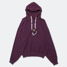 30/-SWT Knit DRAGON Hoodie SWT - Purple