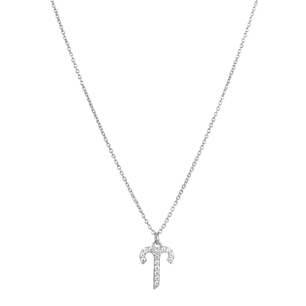 925 Sterling Silver & Platinum Plated/18k Gold Zodiac Necklace