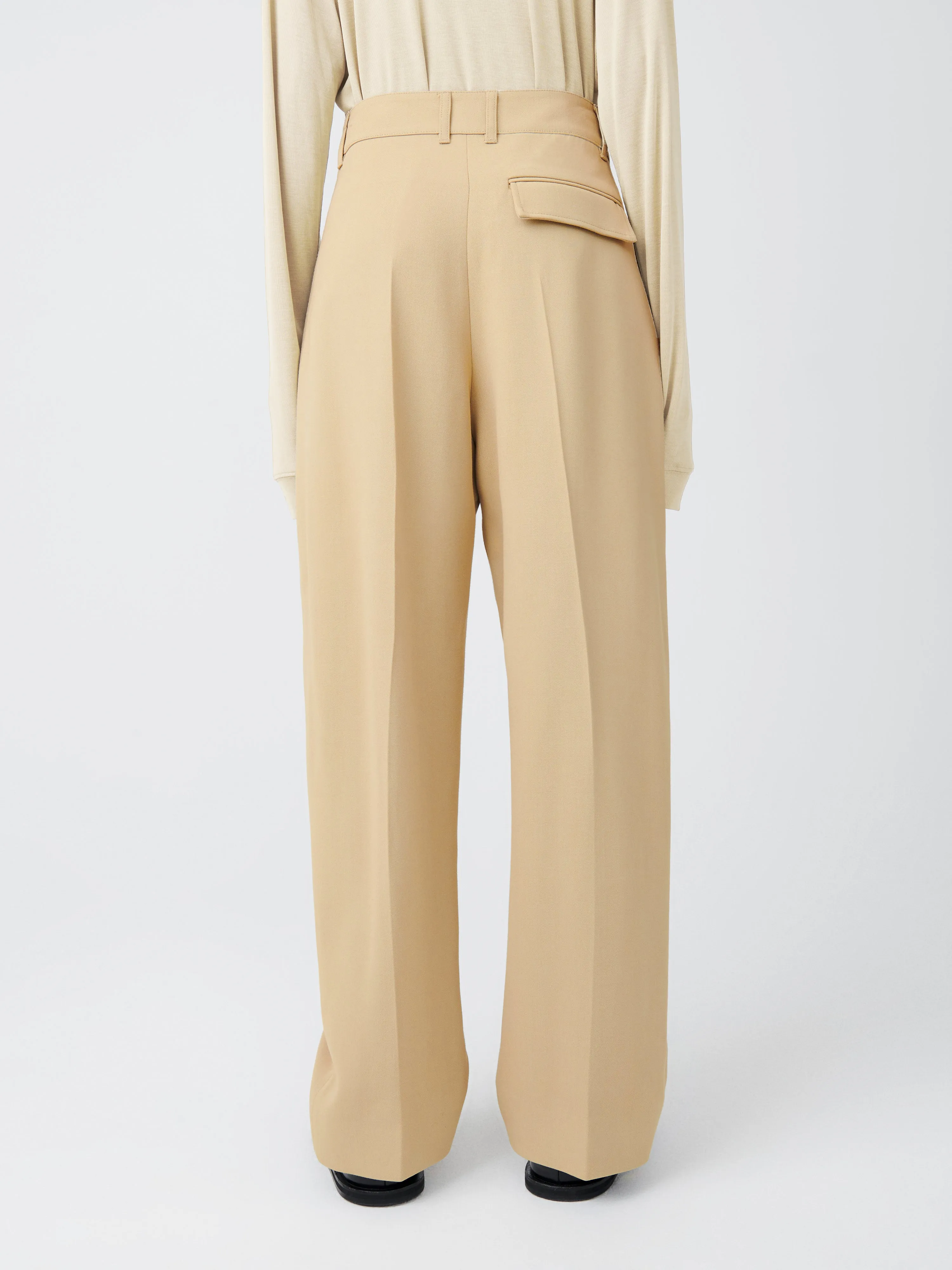 Acuna Viscose Pant in Sand