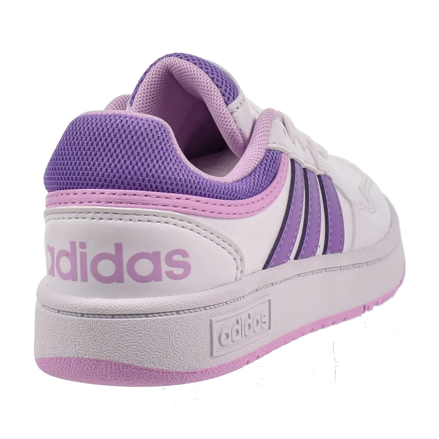 Adidas Hoops 3.0 C Little Kids' Shoes White-Purple