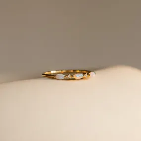 Alessia Trio Opal Ring