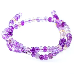 Ametrine 6mm Rondelle Faceted AA Grade - 15-16 Inch