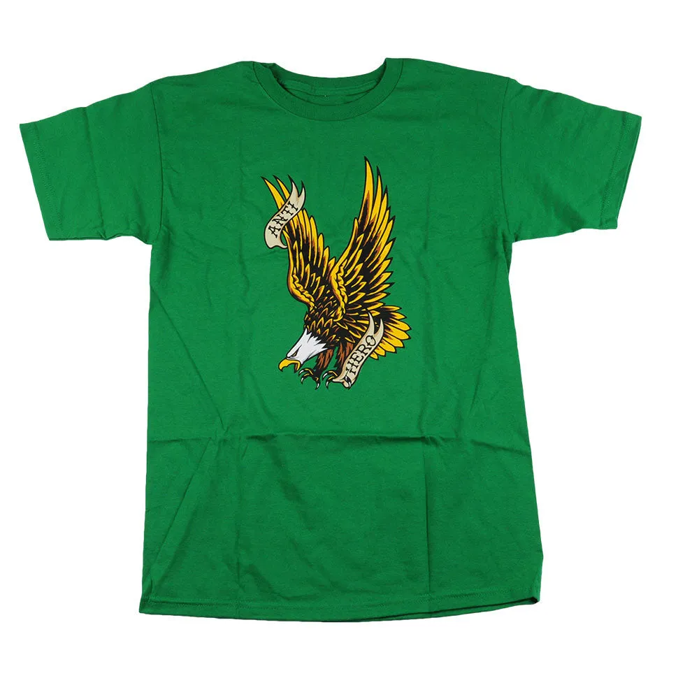 Anti-Hero Flying Eagle S/S - Kelly Green - Men's T-Shirt