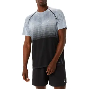 Asics Seamless Ss Top Black Grey   