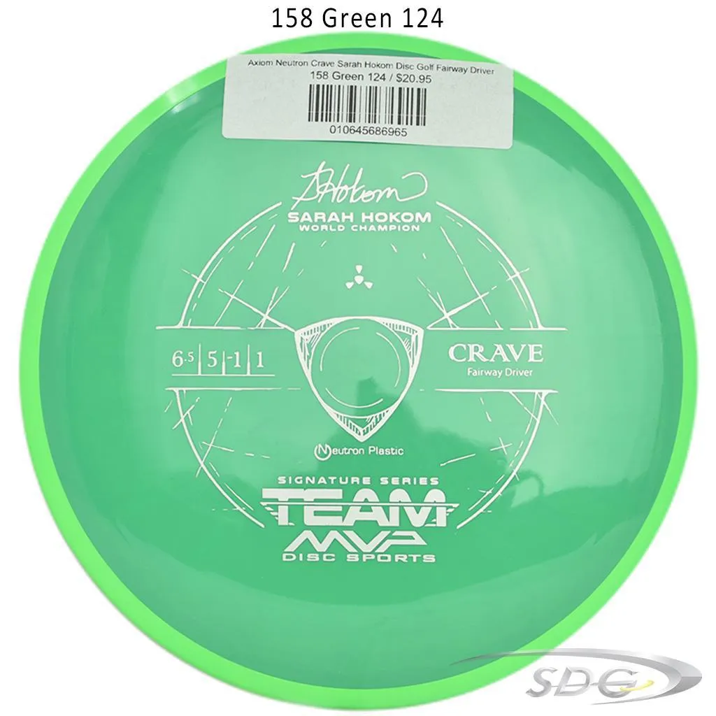 Axiom Neutron Crave Sarah Hokom Disc Golf Fairway Driver