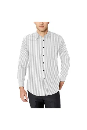 Baby Striped Men's All Over Print Casual Dress Shirt (Model T61)