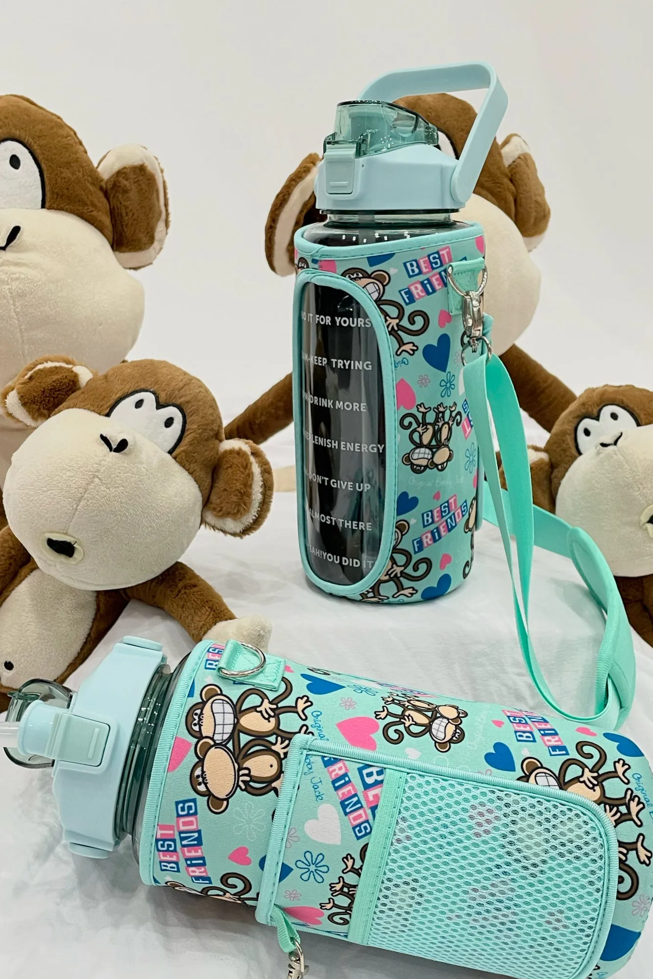 Bobby Jack Best Friends Water Bottle - Mint