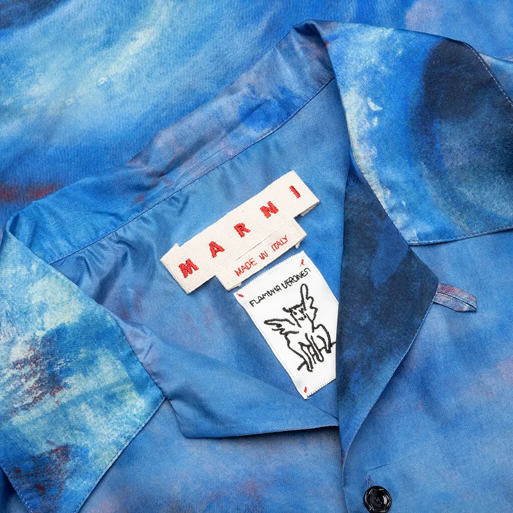 Bowling Shirt - Cobalt