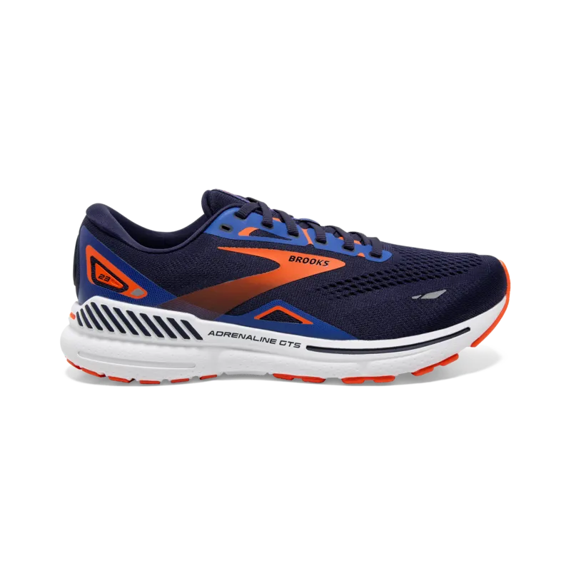 Brooks Adrenaline GTS 23 (D Width) - Peacoat/Orange/Surf the Web (Mens)