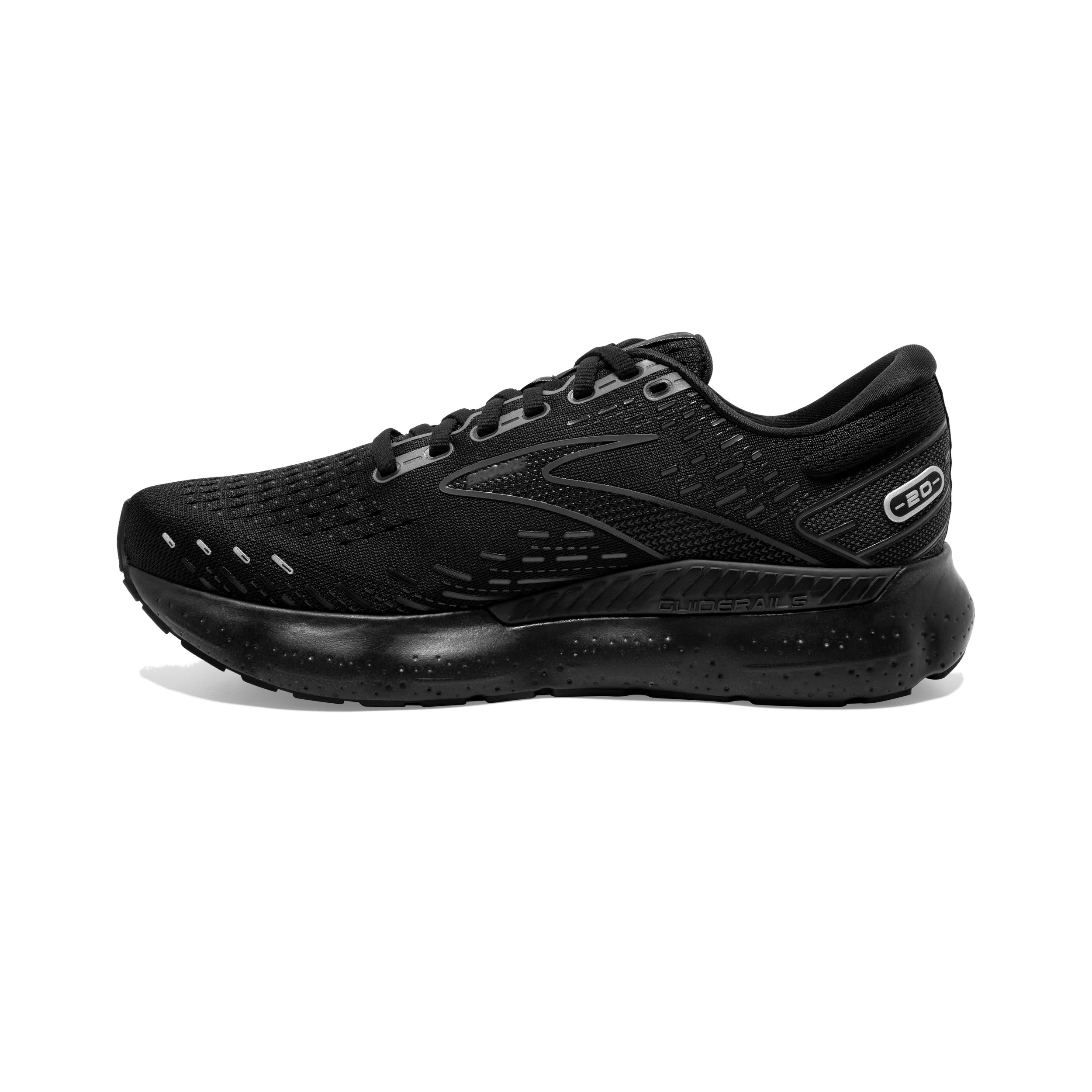 Brooks Glycerin GTS 20 (2E Width) - Black/Black/Ebony (Mens)