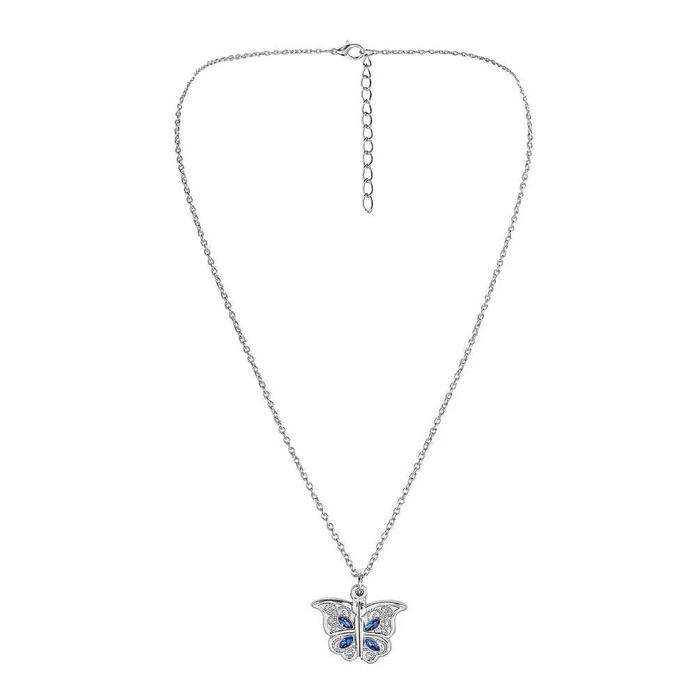 Butterfly Heart Necklace