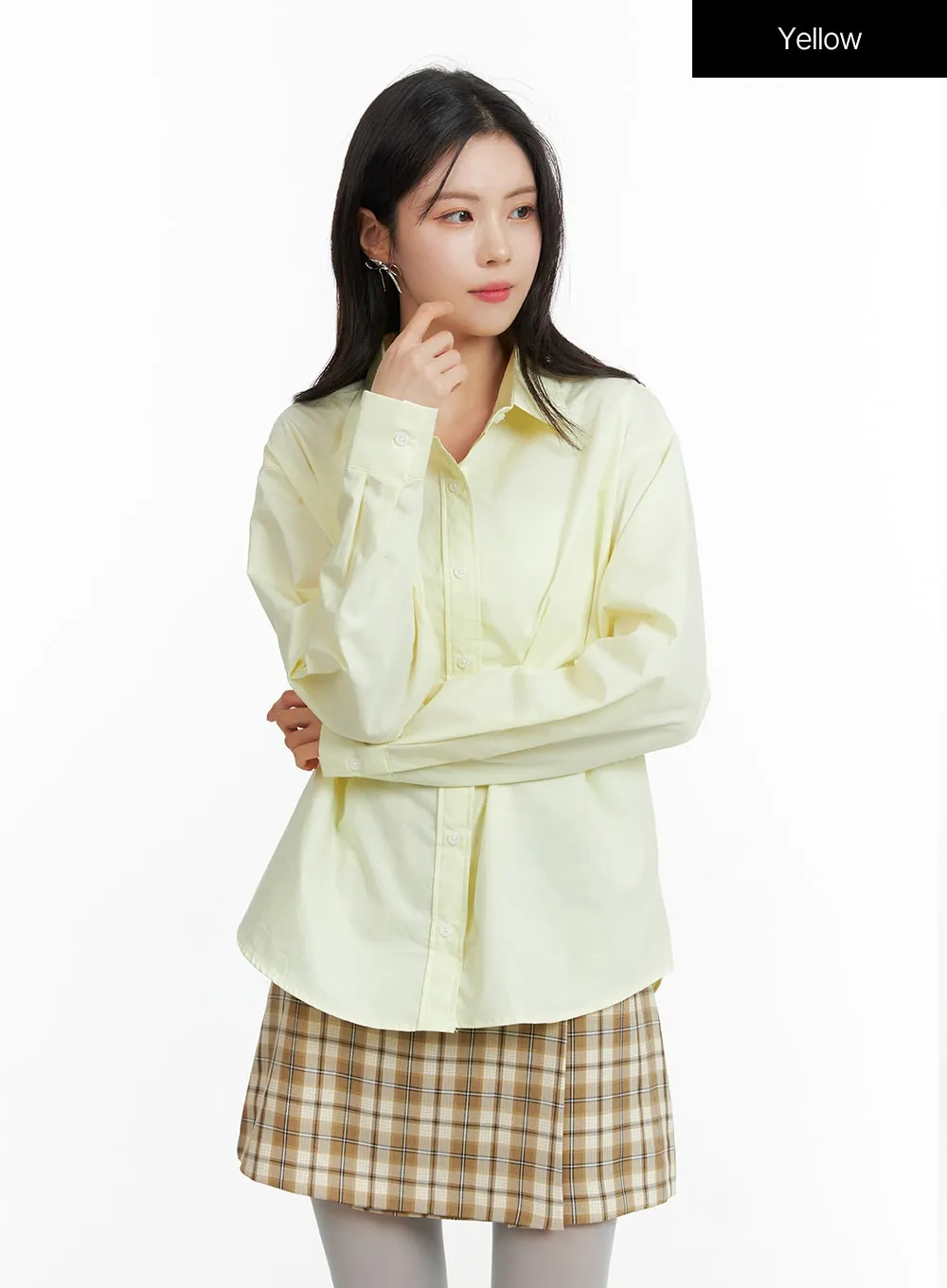 Buttoned Collar Shirt OF414