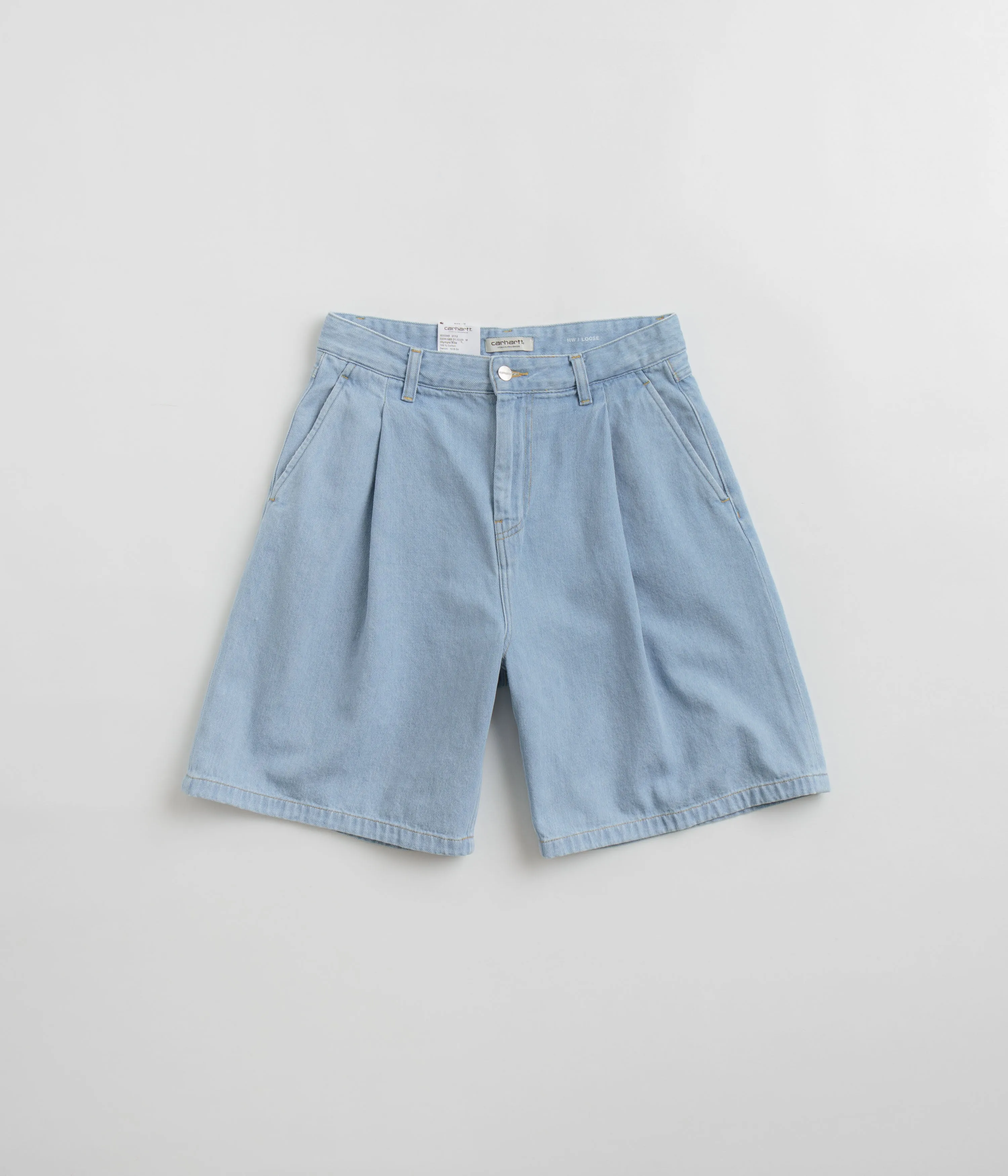 Carhartt Womens Alta Shorts - Stone Bleached Blue