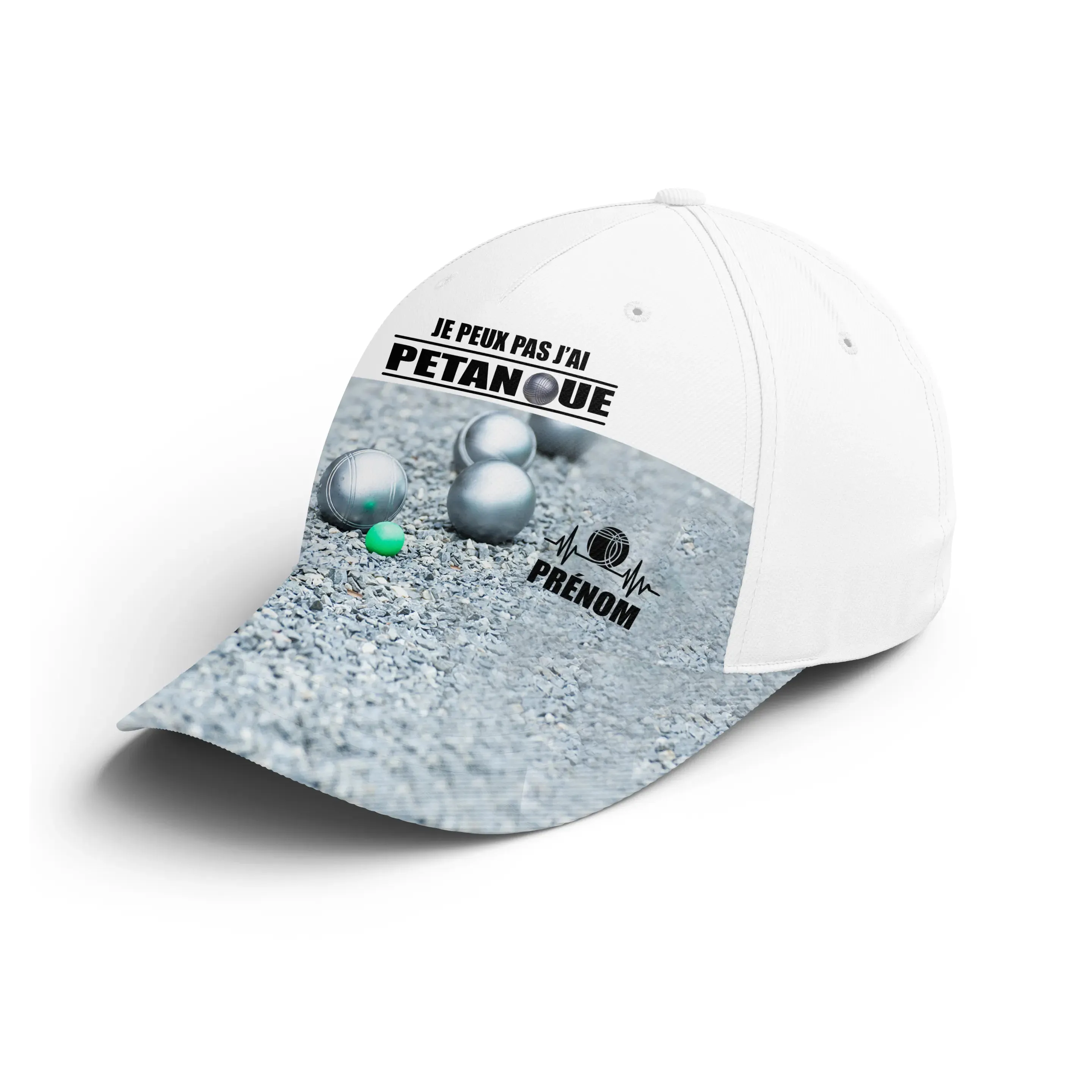 Casquette Performance Pétanque, Cadeau Personnalisé Bouliste, Boule De Pétanque, Je Peux Pas J'ai Pétanque - CT14072321