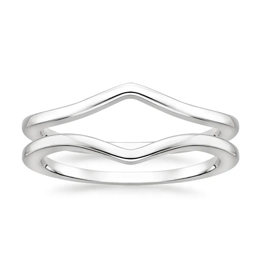 Chevron Nested Ring Stack Wedding Band Ring - LR53