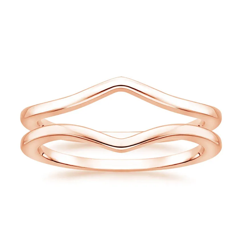 Chevron Nested Ring Stack Wedding Band Ring - LR53