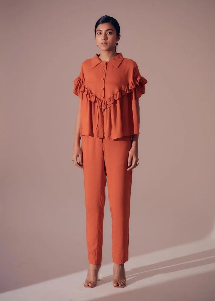 Clio Pants- Sunset Orange