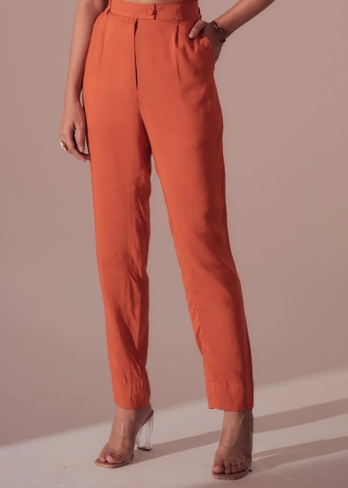 Clio Pants- Sunset Orange