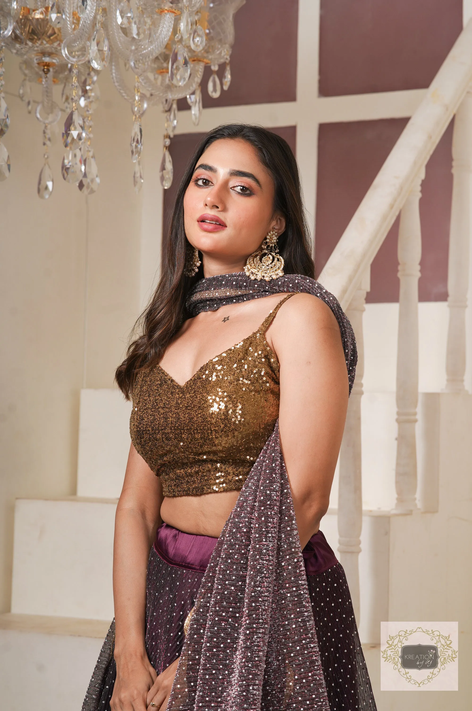 Cola Cocktail Flared Lehenga Set