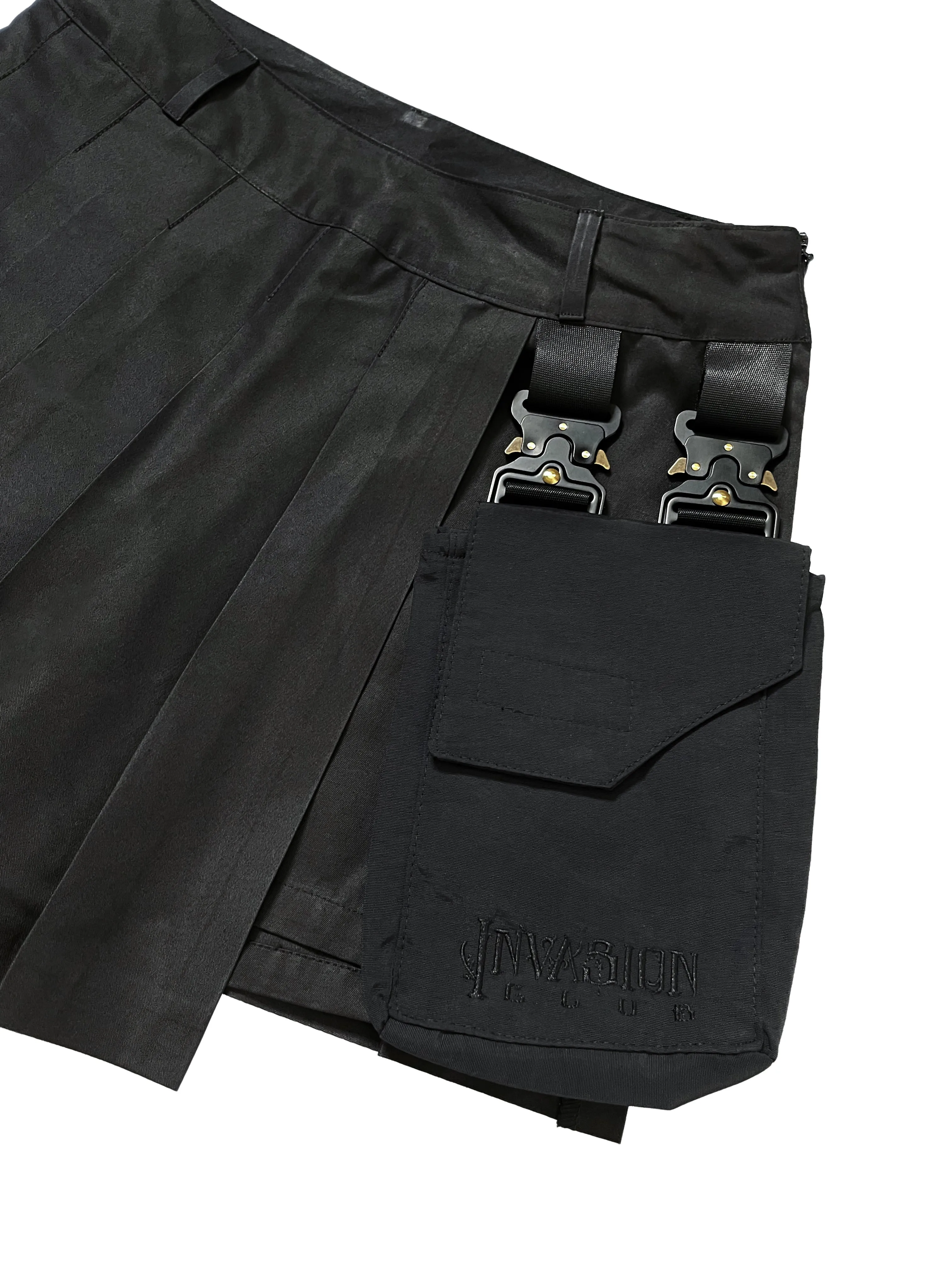 Corruption Arc Pleated Skirt (Inset Shorts) With Pouch