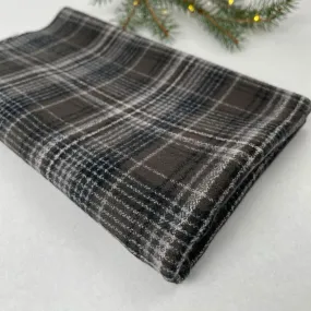 Cozy Organic Cotton Flannel in Shadow Plaid