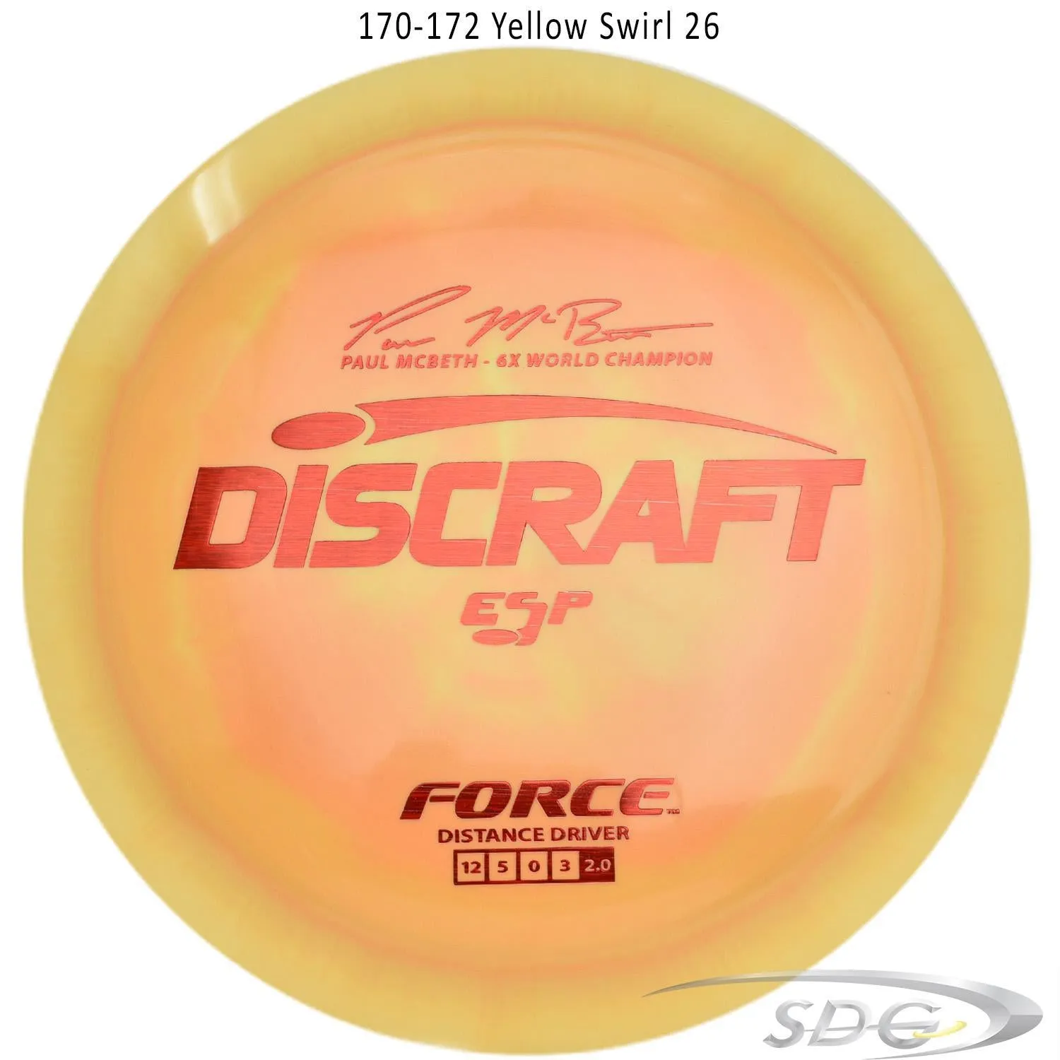 Discraft ESP Force 6X Paul McBeth Signature Disc Golf Distance Driver