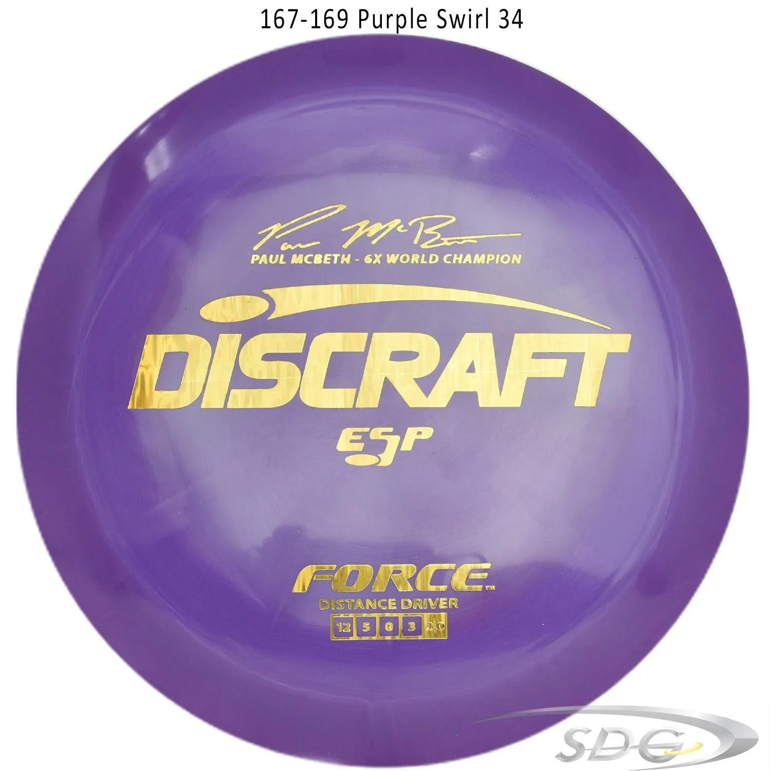 Discraft ESP Force 6X Paul McBeth Signature Disc Golf Distance Driver