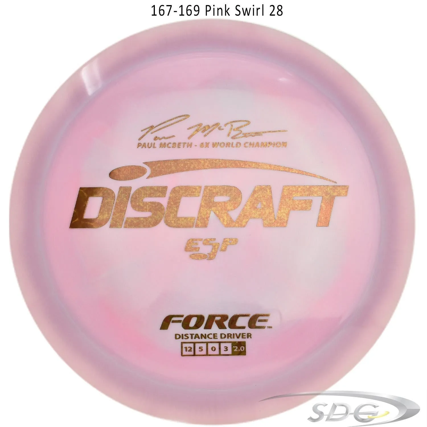 Discraft ESP Force 6X Paul McBeth Signature Disc Golf Distance Driver