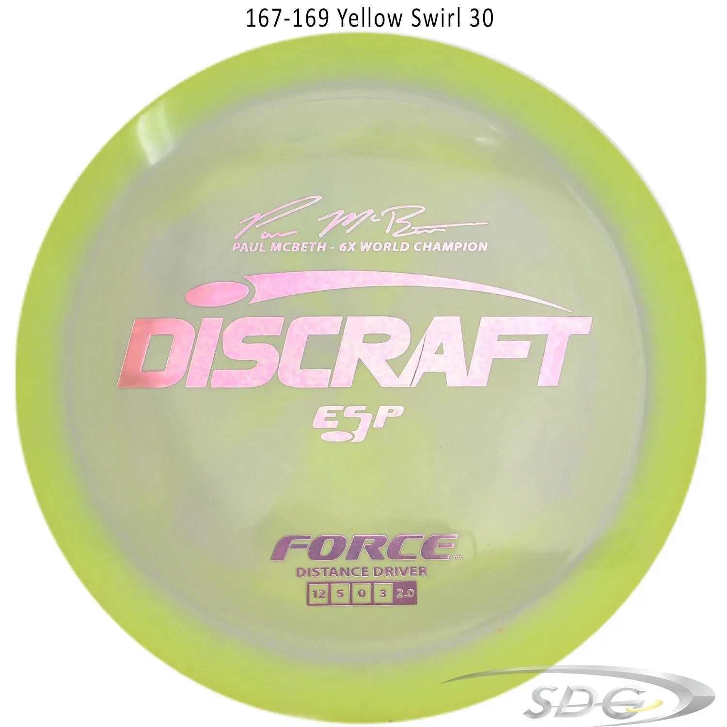 Discraft ESP Force 6X Paul McBeth Signature Disc Golf Distance Driver