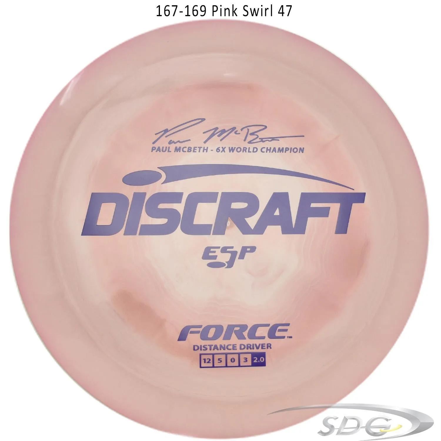 Discraft ESP Force 6X Paul McBeth Signature Disc Golf Distance Driver