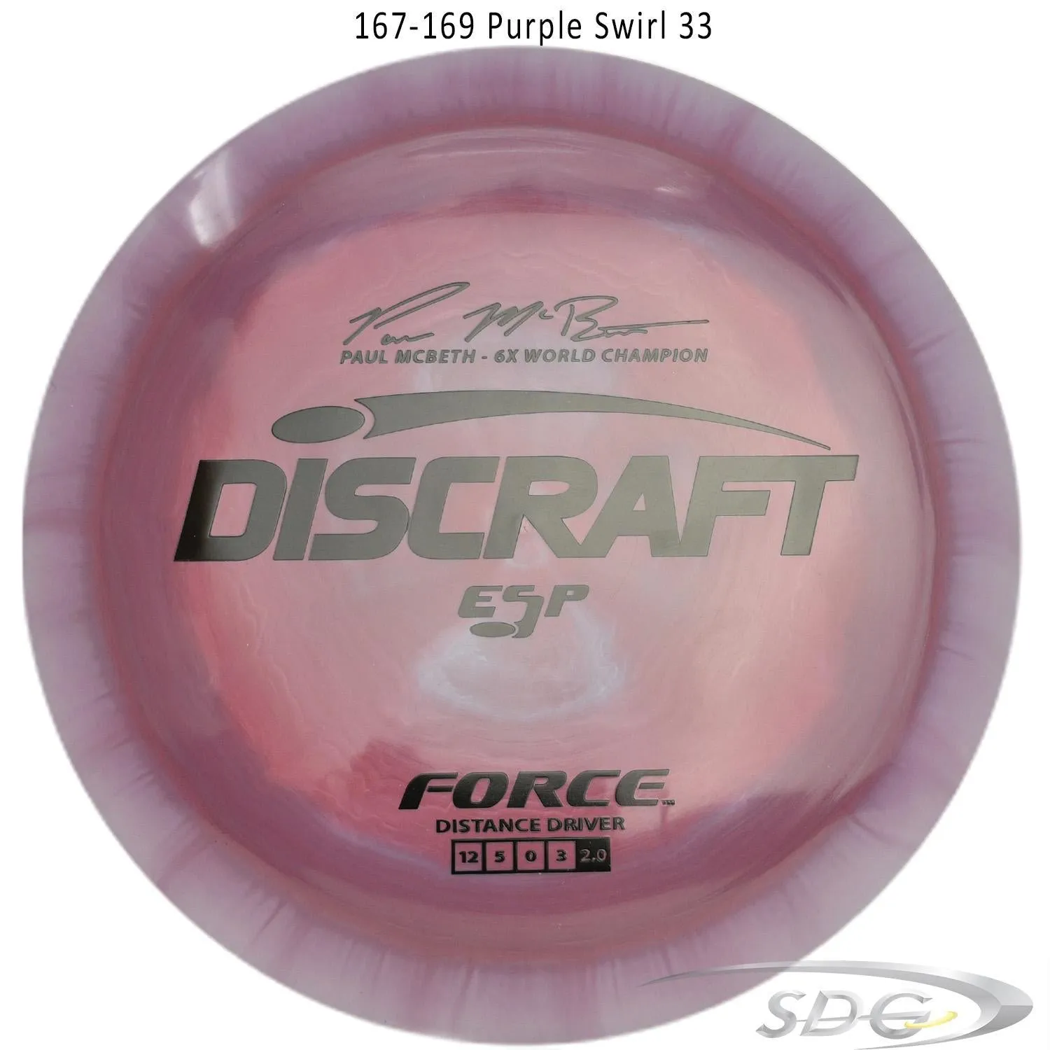 Discraft ESP Force 6X Paul McBeth Signature Disc Golf Distance Driver