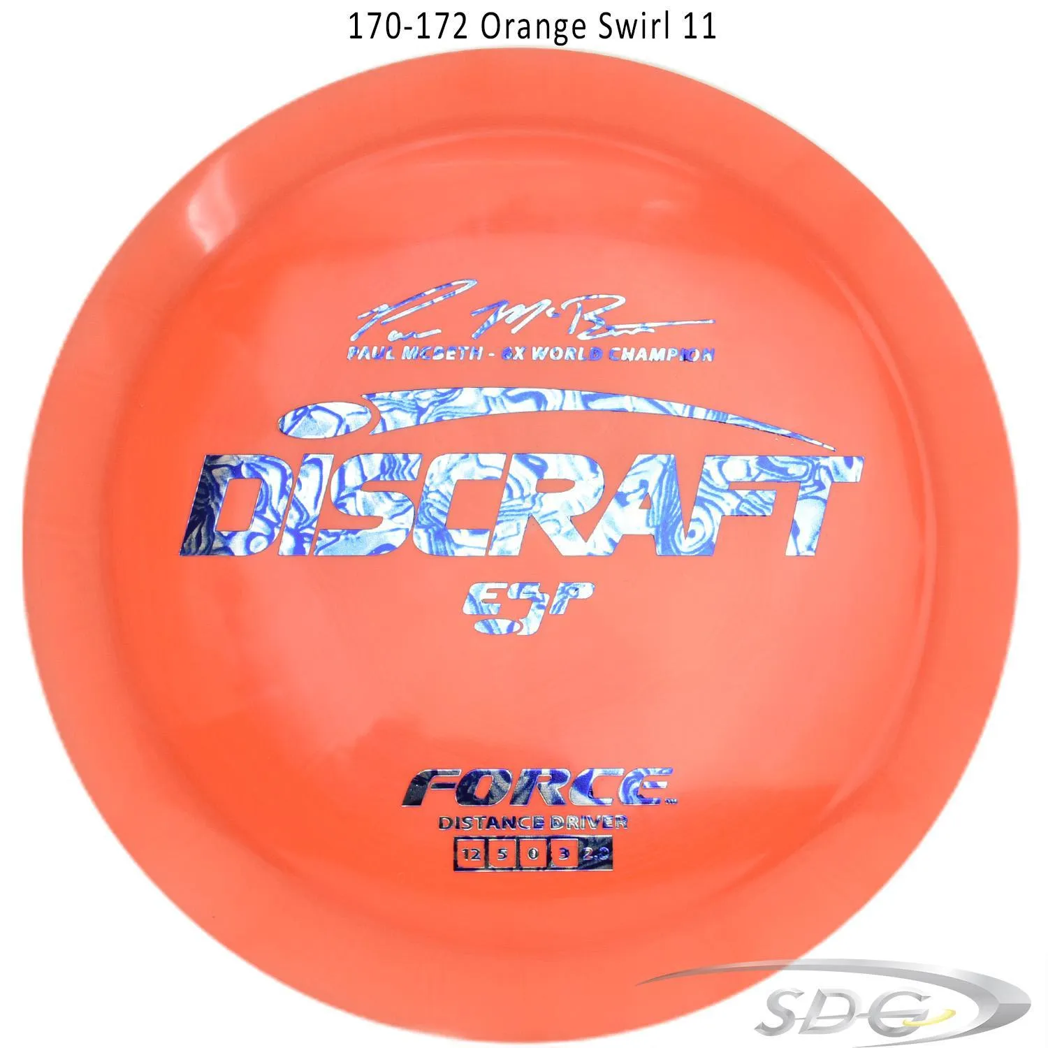 Discraft ESP Force 6X Paul McBeth Signature Disc Golf Distance Driver