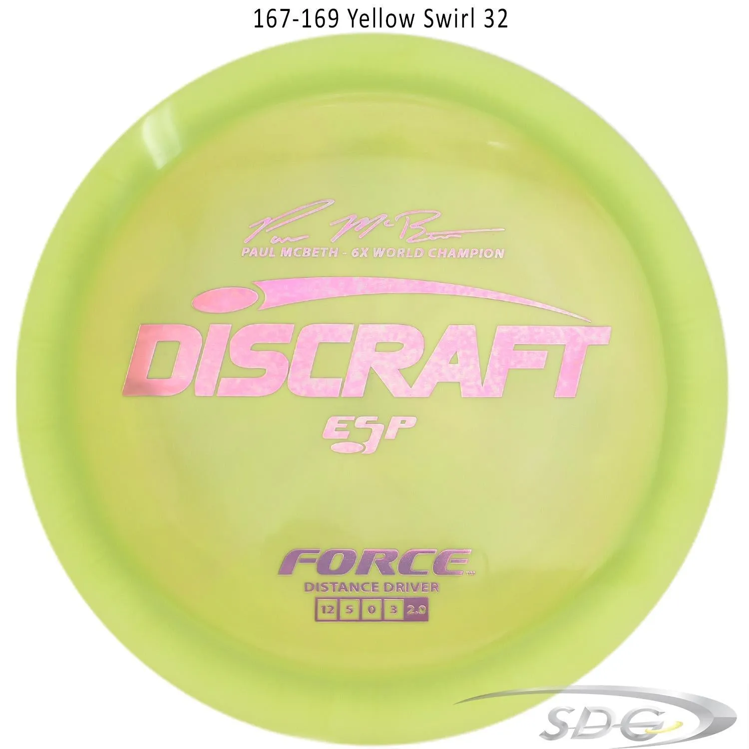 Discraft ESP Force 6X Paul McBeth Signature Disc Golf Distance Driver