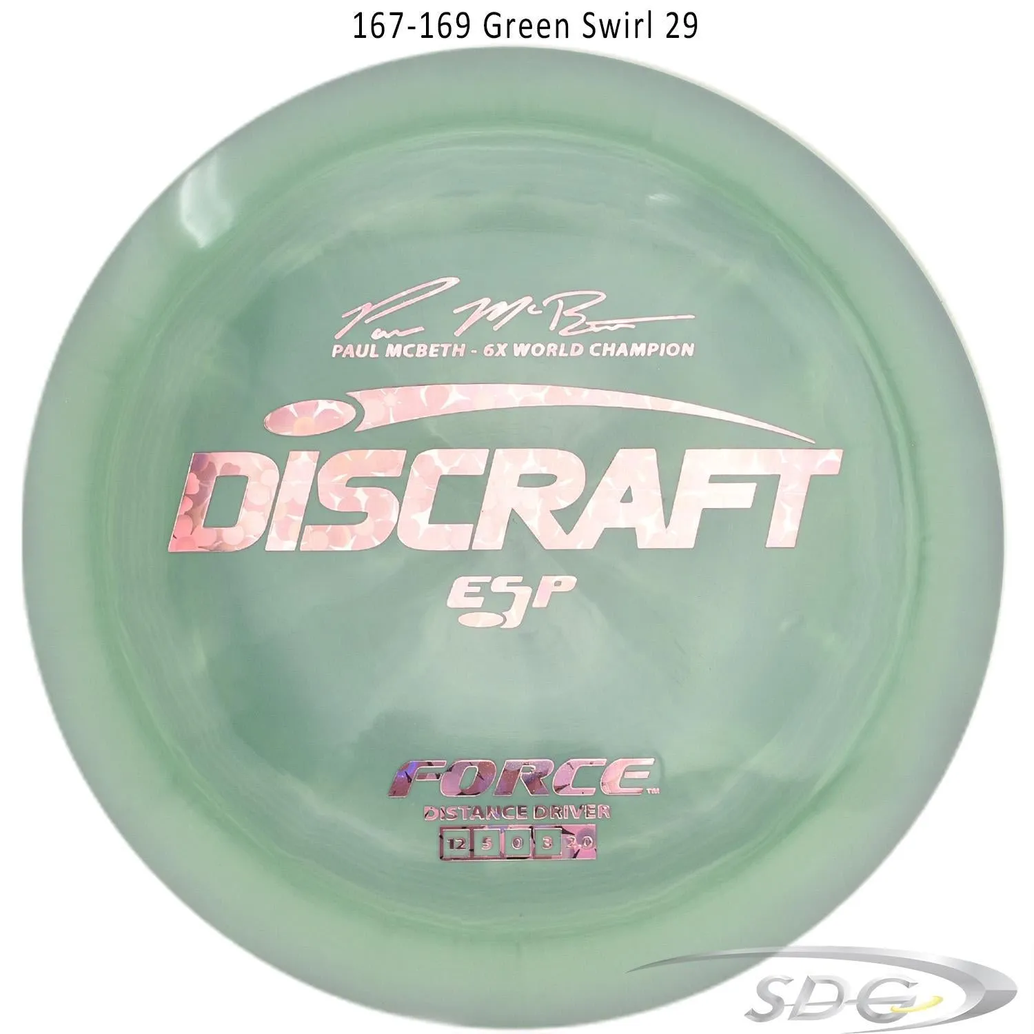 Discraft ESP Force 6X Paul McBeth Signature Disc Golf Distance Driver