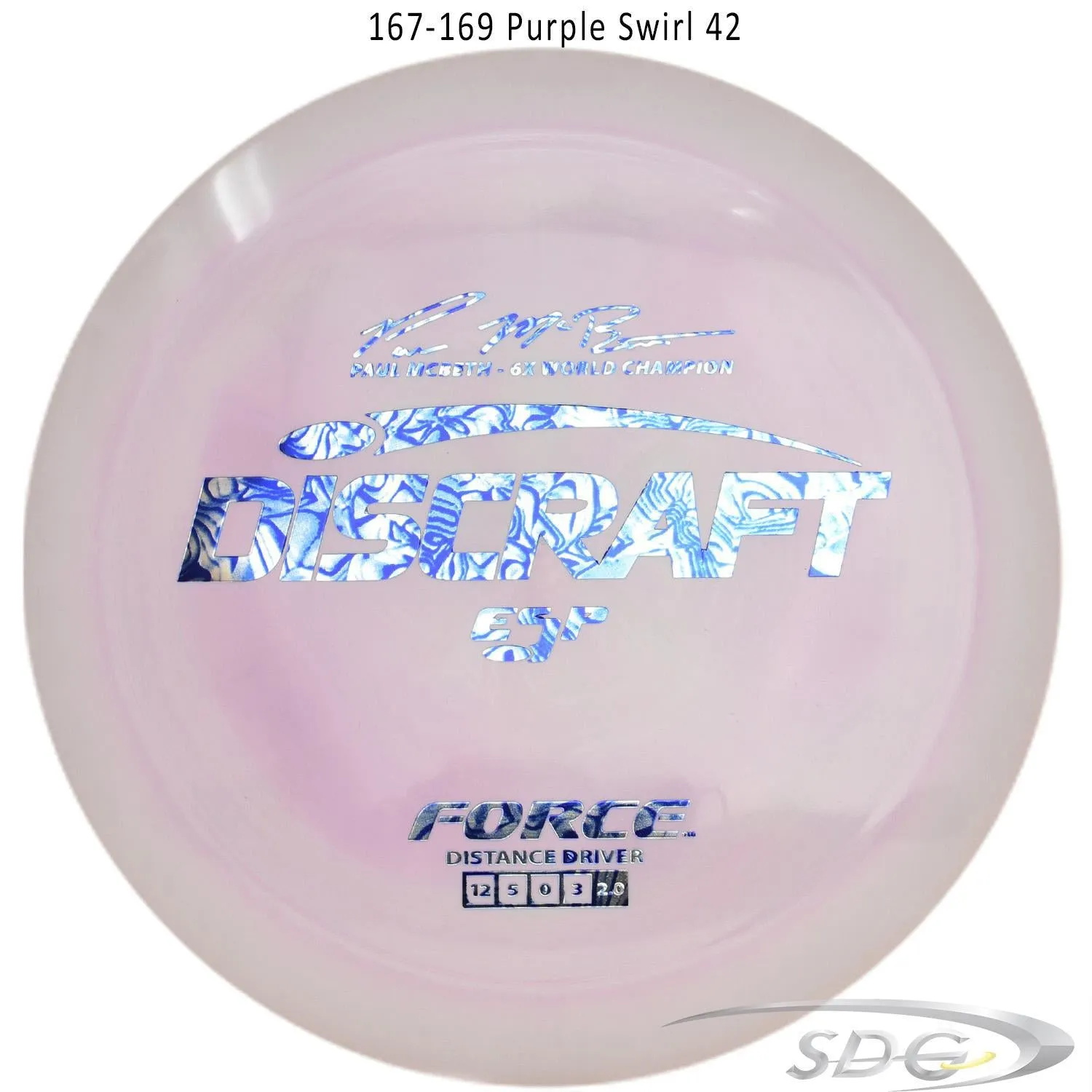 Discraft ESP Force 6X Paul McBeth Signature Disc Golf Distance Driver