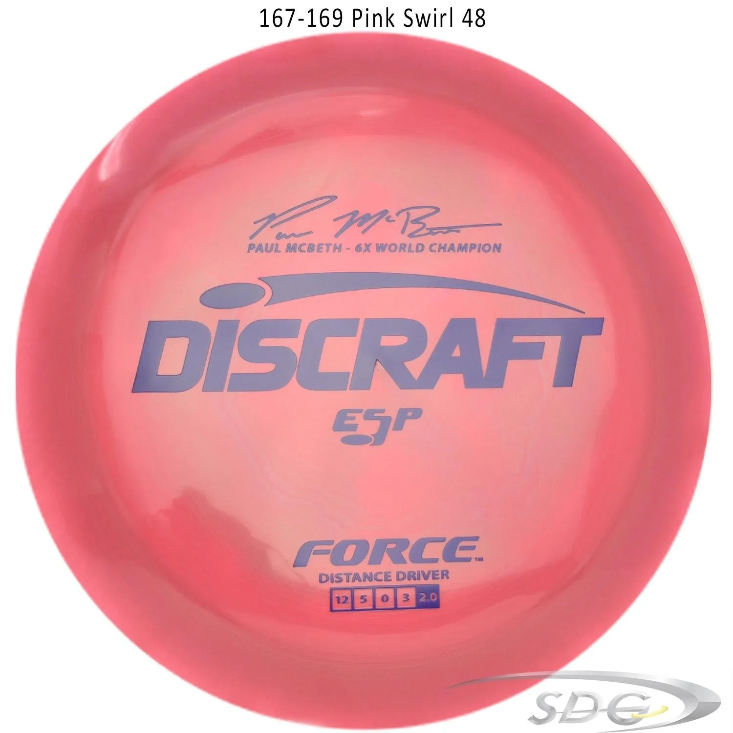 Discraft ESP Force 6X Paul McBeth Signature Disc Golf Distance Driver