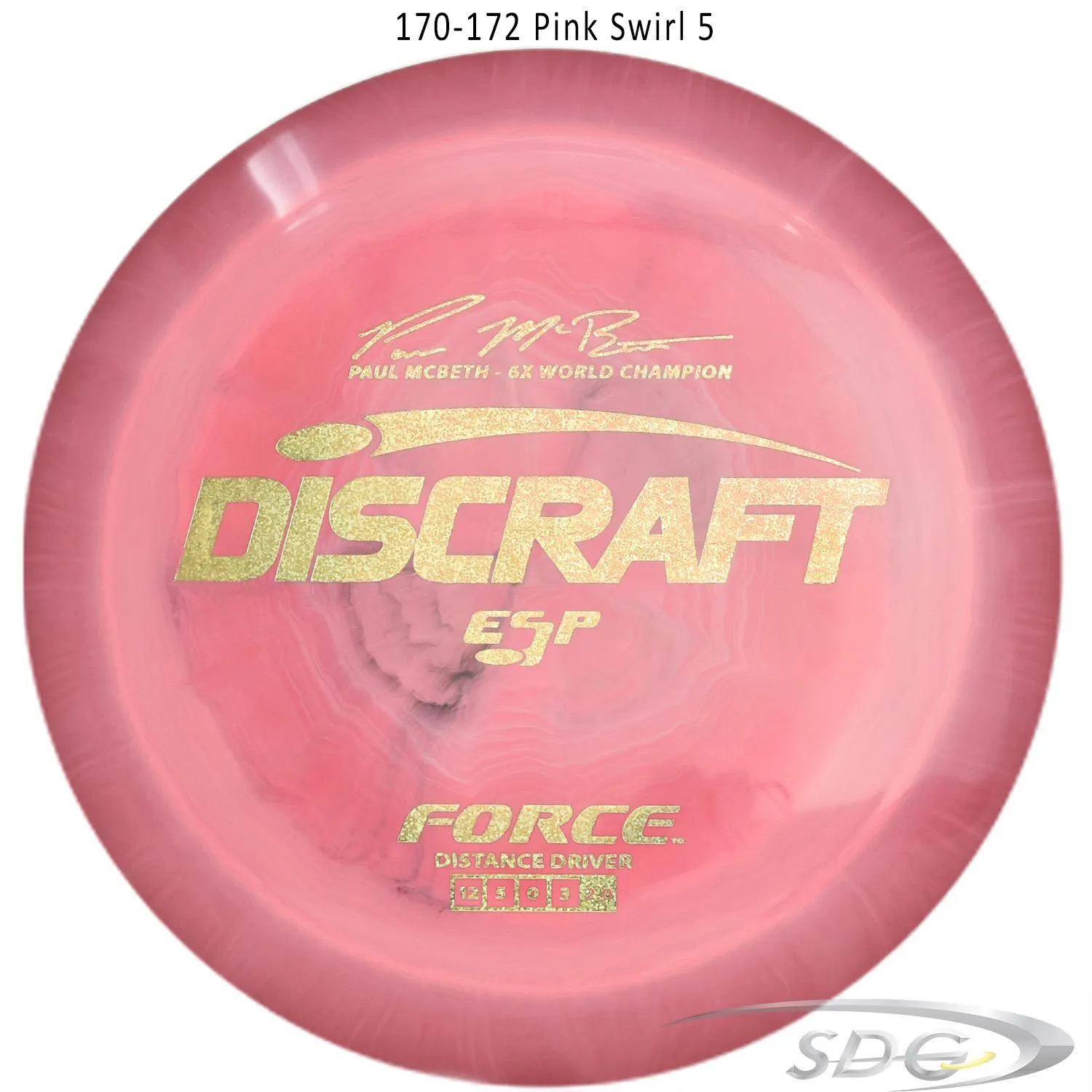 Discraft ESP Force 6X Paul McBeth Signature Disc Golf Distance Driver