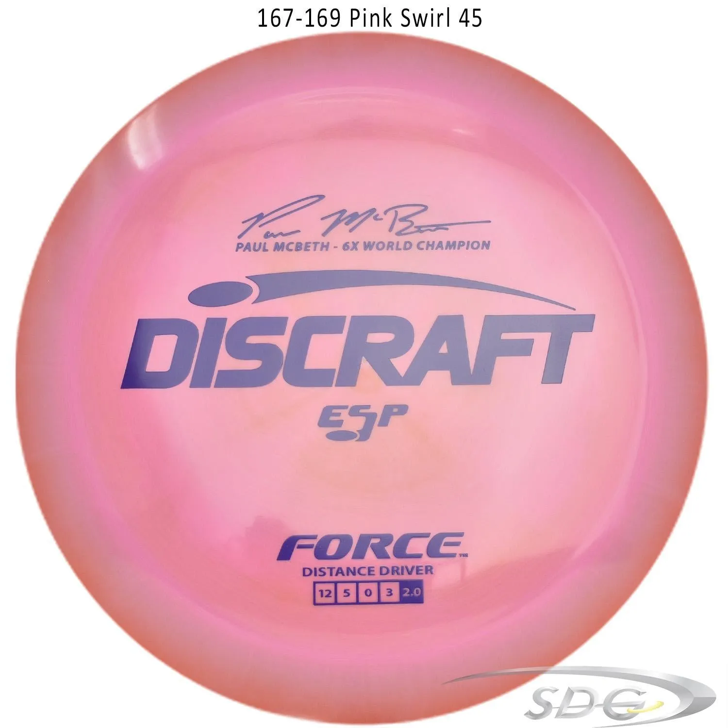 Discraft ESP Force 6X Paul McBeth Signature Disc Golf Distance Driver