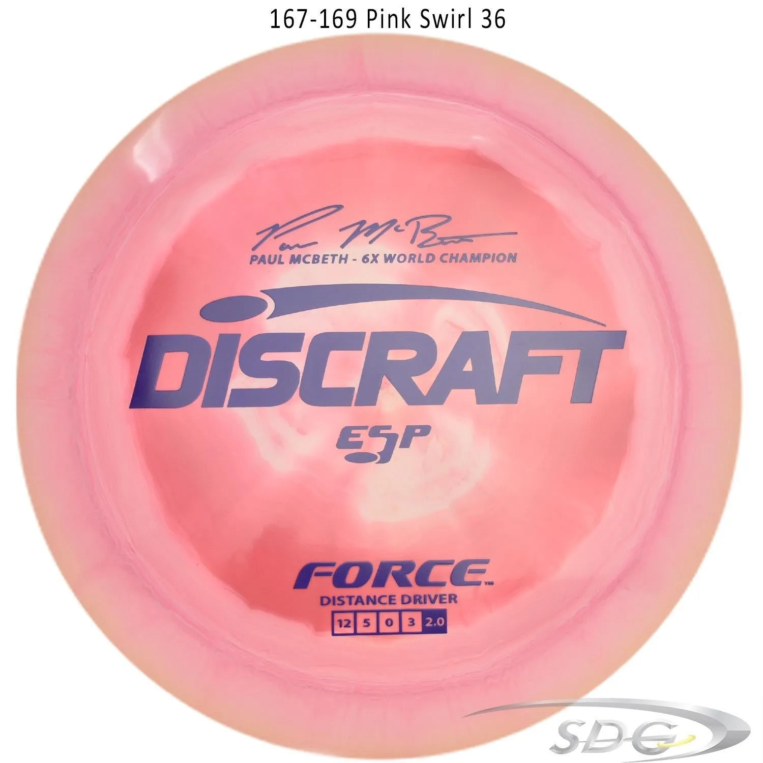 Discraft ESP Force 6X Paul McBeth Signature Disc Golf Distance Driver