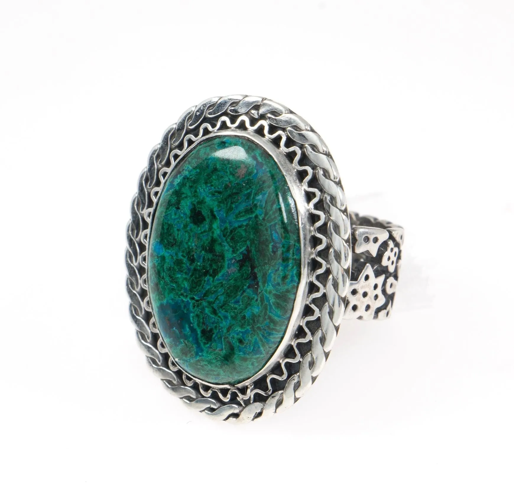 Eilat Stone Ring in 925 Sterling Silver #4