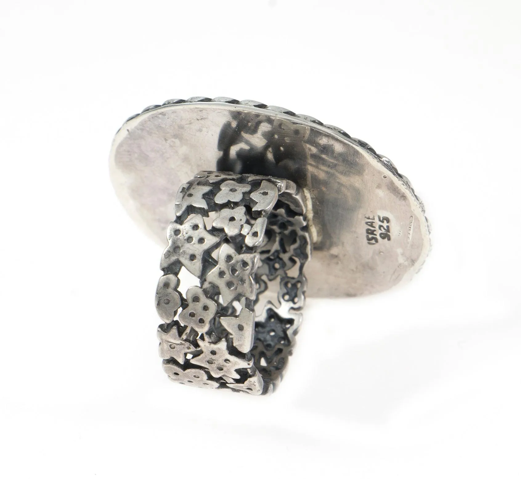 Eilat Stone Ring in 925 Sterling Silver #4