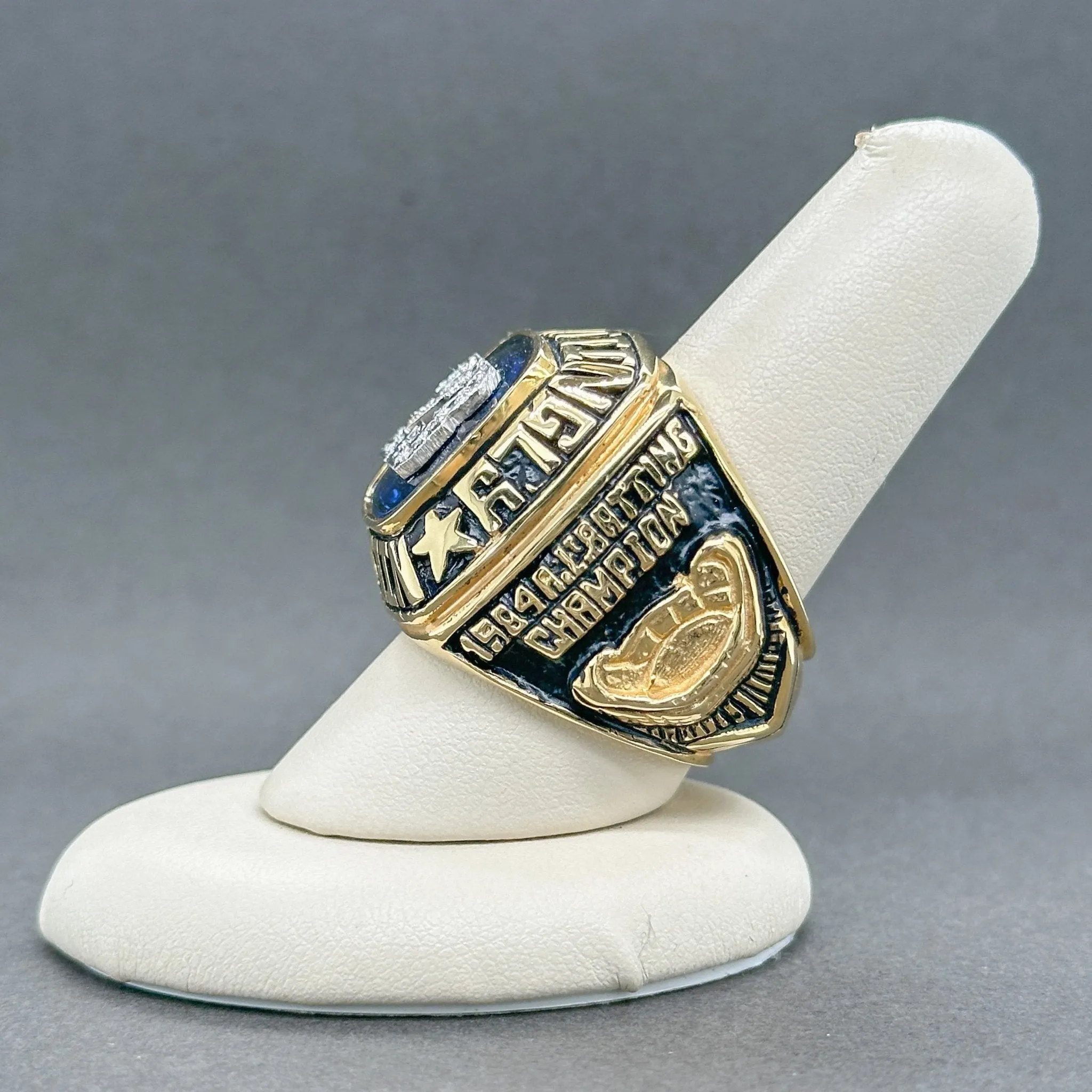 Estate 14K Y Gold H-I/SI1-SI2 Diamond 1998 issued Don Mattingly Career Ring