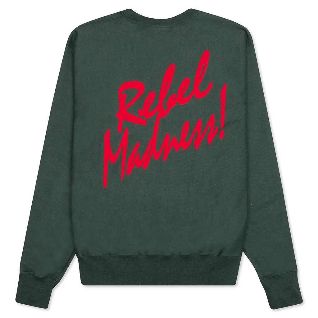 Feature x UNLV Rebel Madness Crewneck Sweater - Dark Green