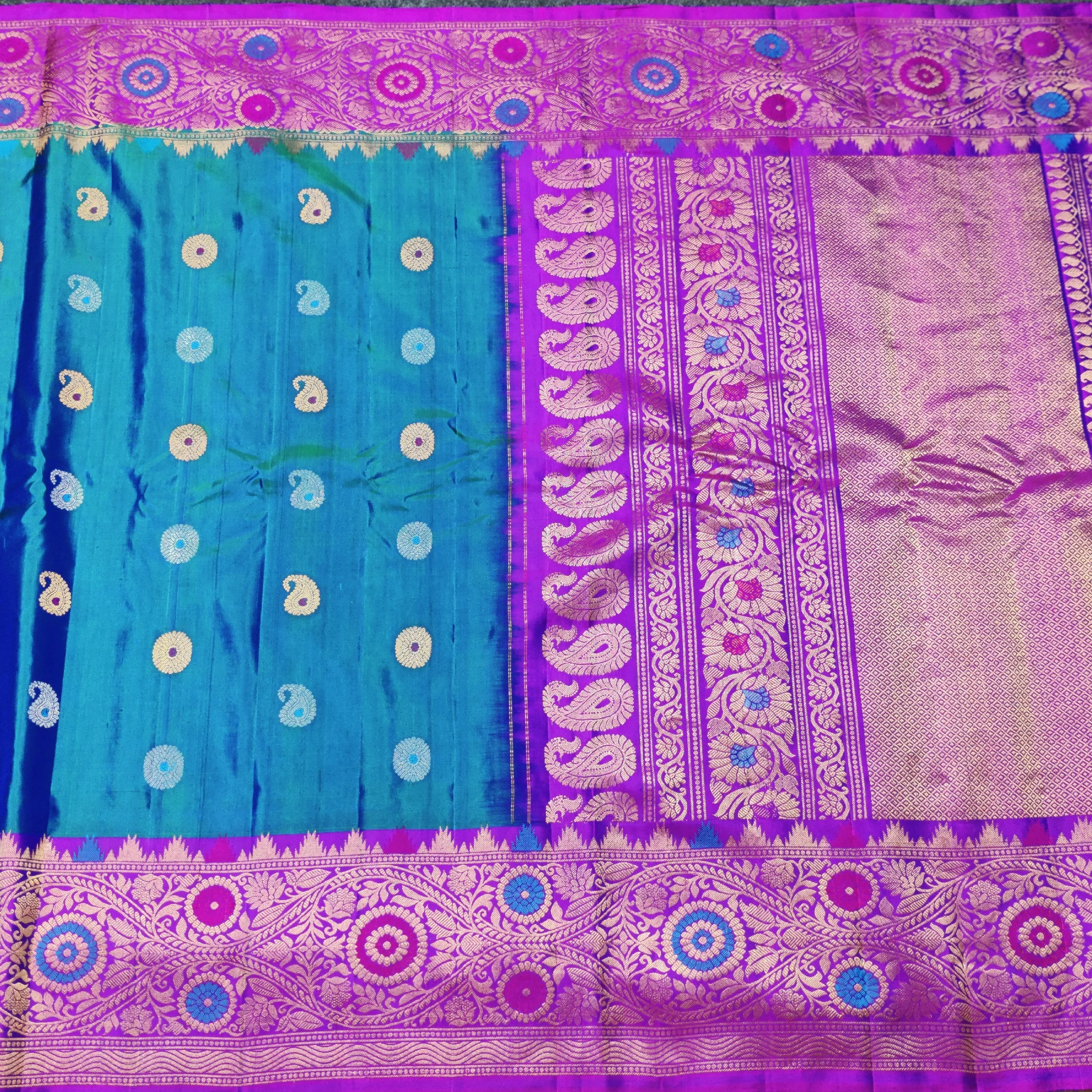 Gadwal Pure Paithani Saree - GPS76