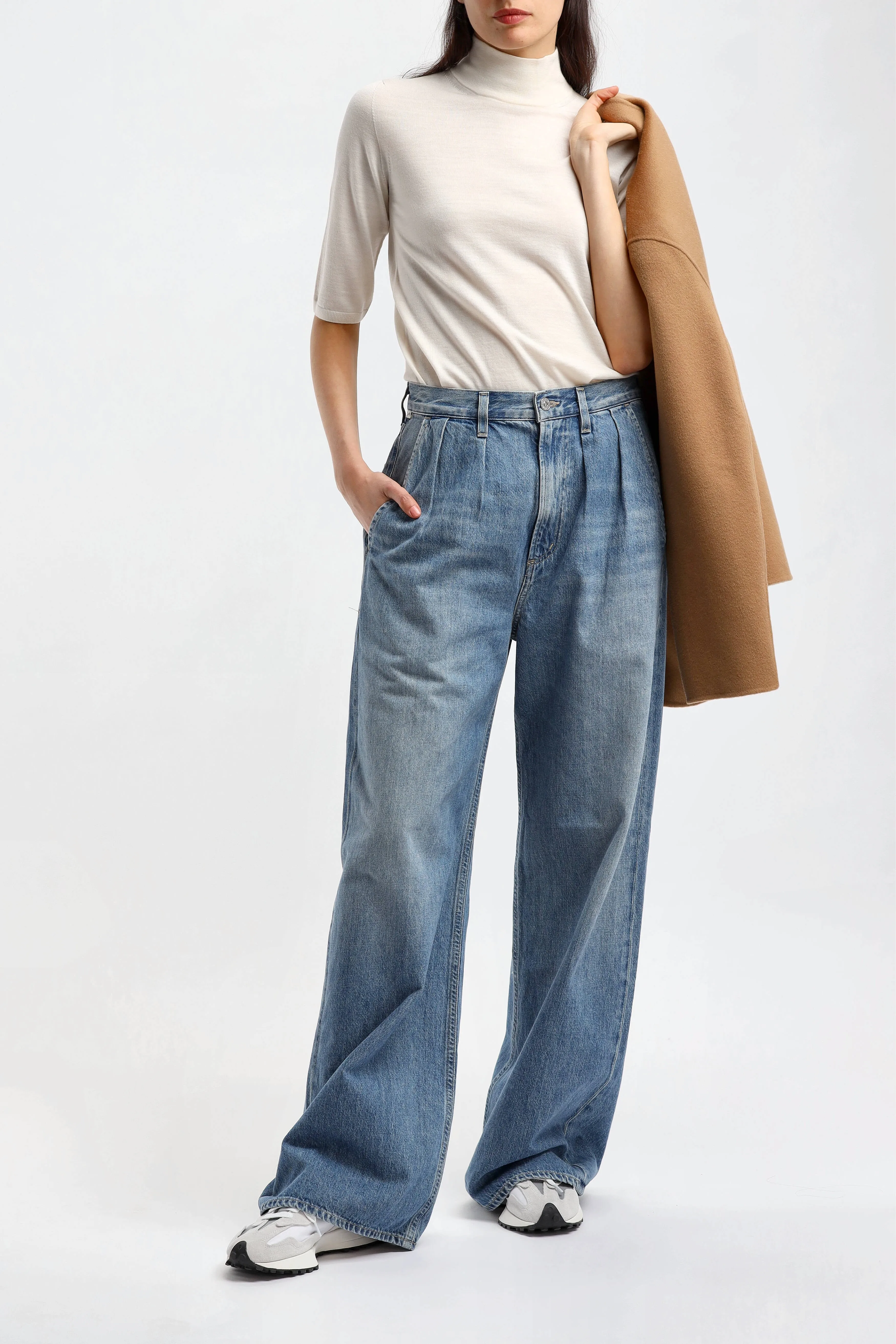 Jeans Maritzy Pleated in Mojo