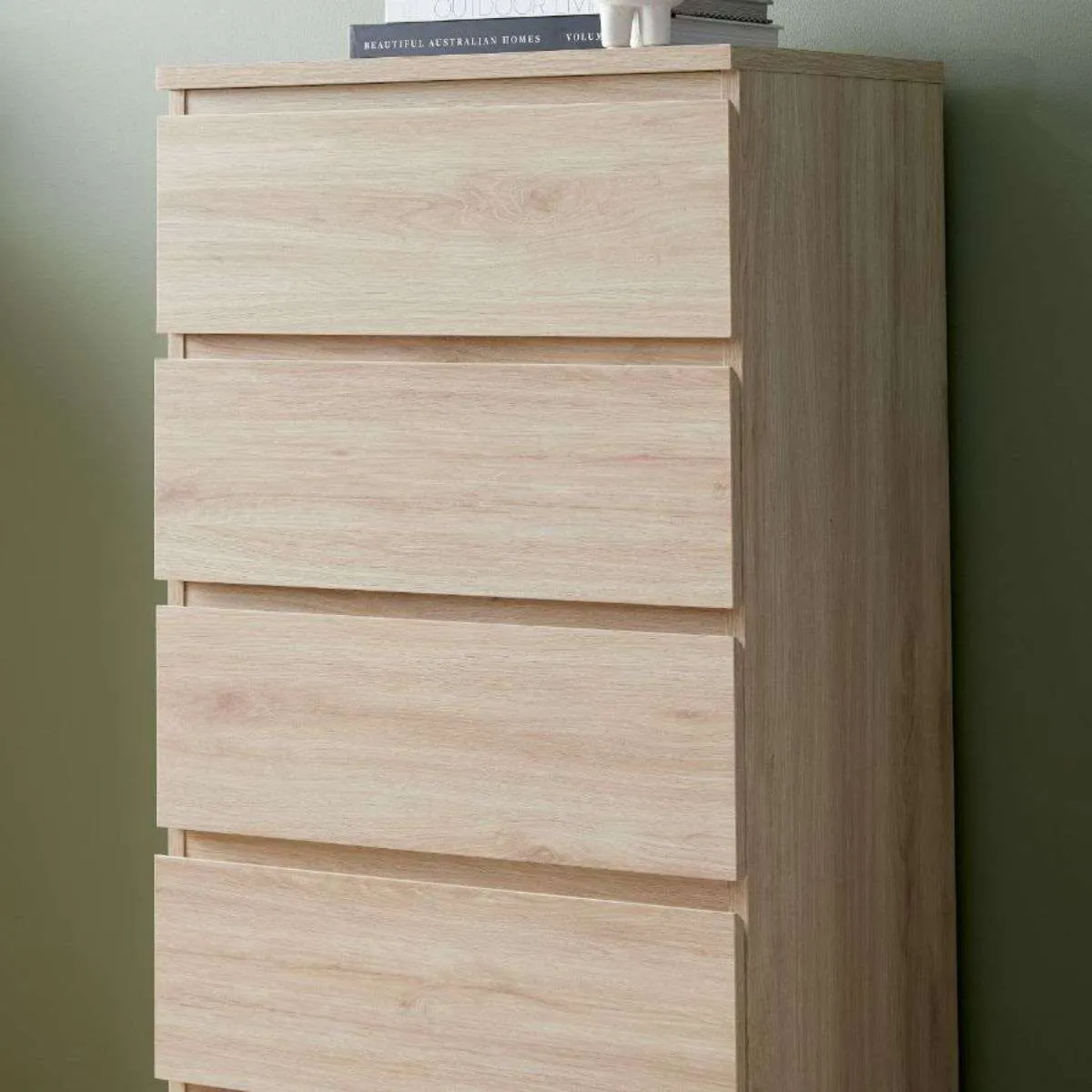 Jolt Six Drawer - Slim - Natural