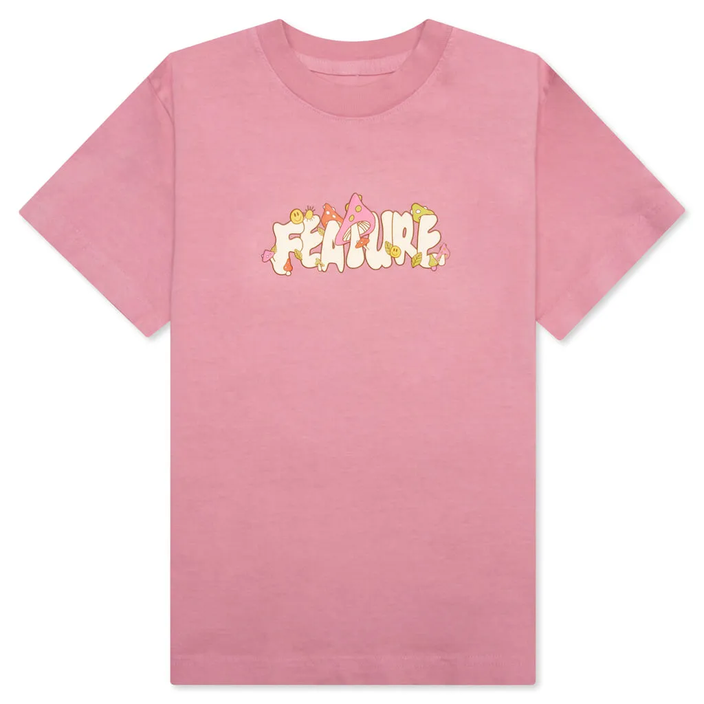 Kids Mushroom Tee - Dusty Pink