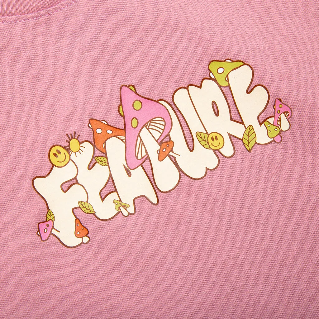 Kids Mushroom Tee - Dusty Pink