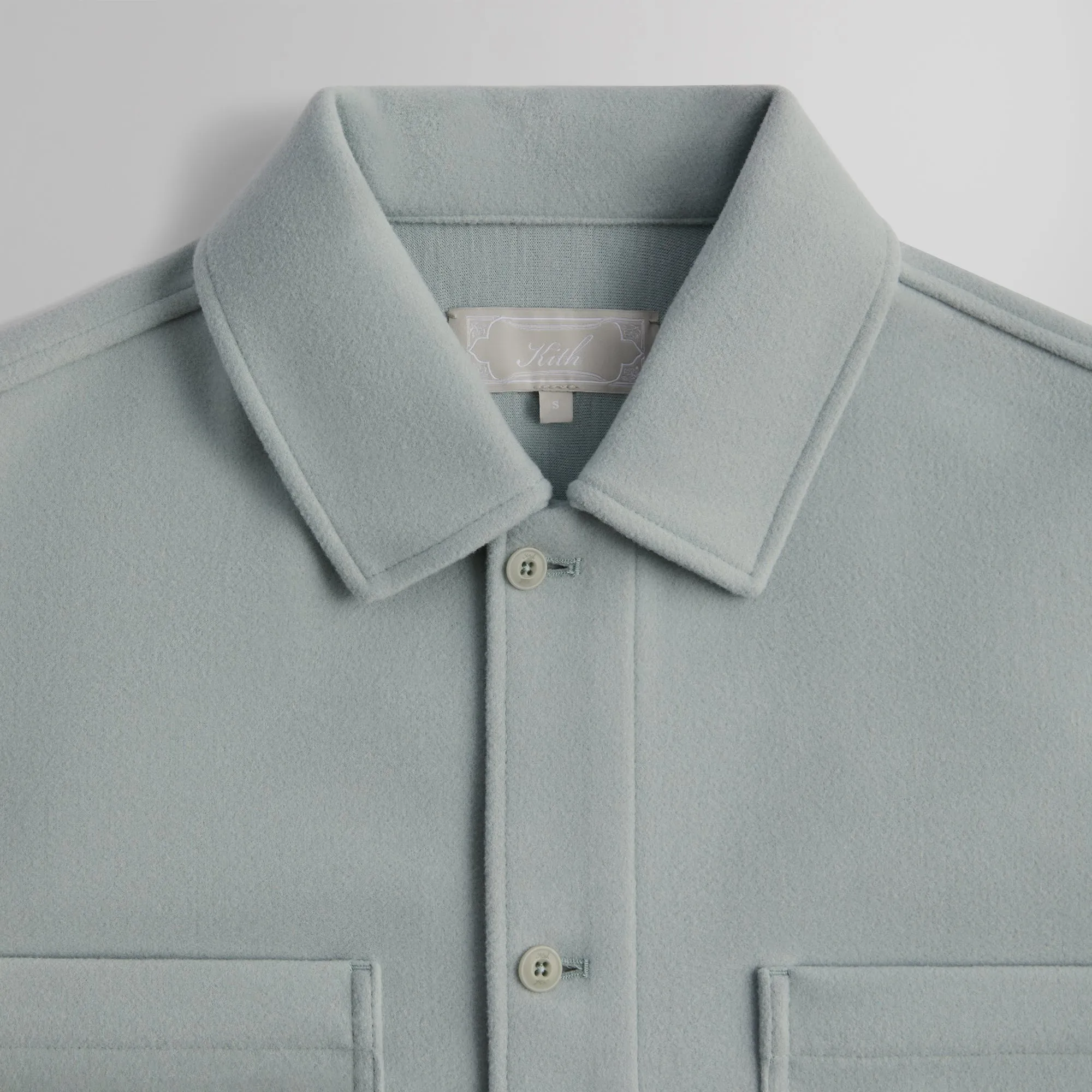 Kith Felted Jersey Ace Buttondown - Brine