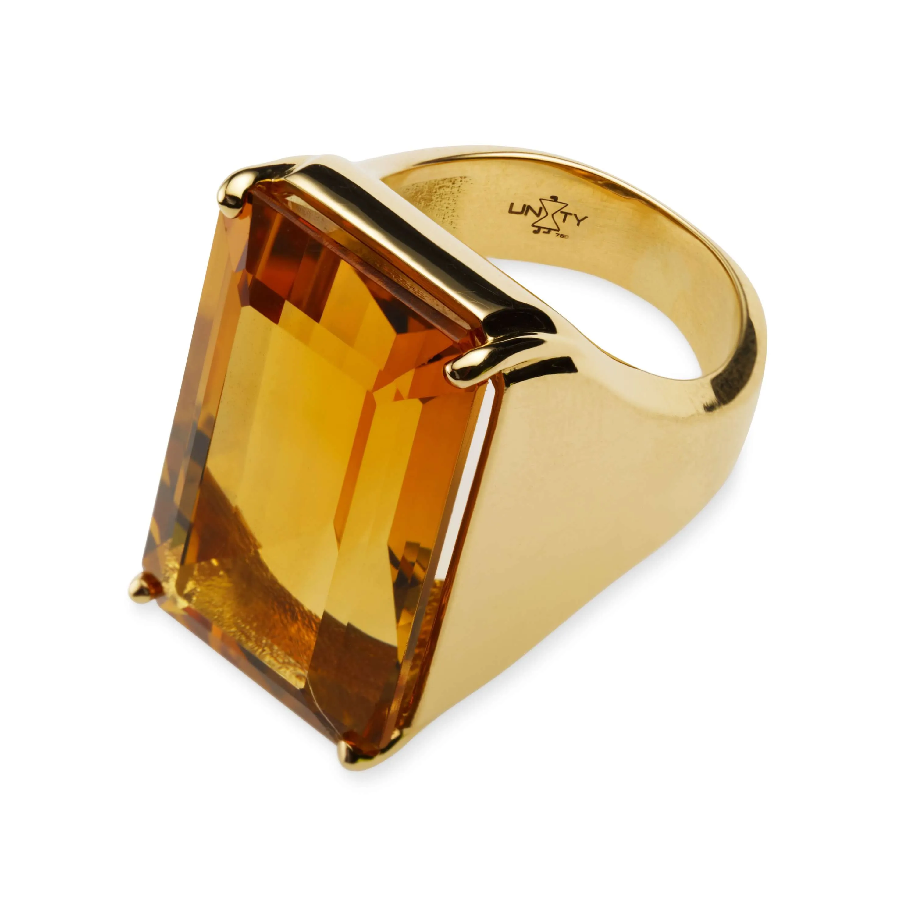 Koko ~ Gold Citrine Ring